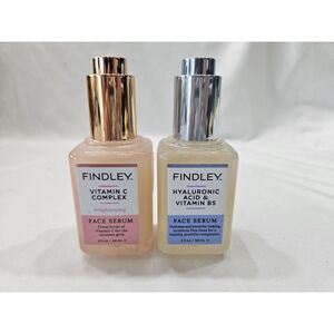 Findley Face Serum with Vitamin C‎ & Hyaluronic Acid 59 mL/2 fl oz Set Of Two